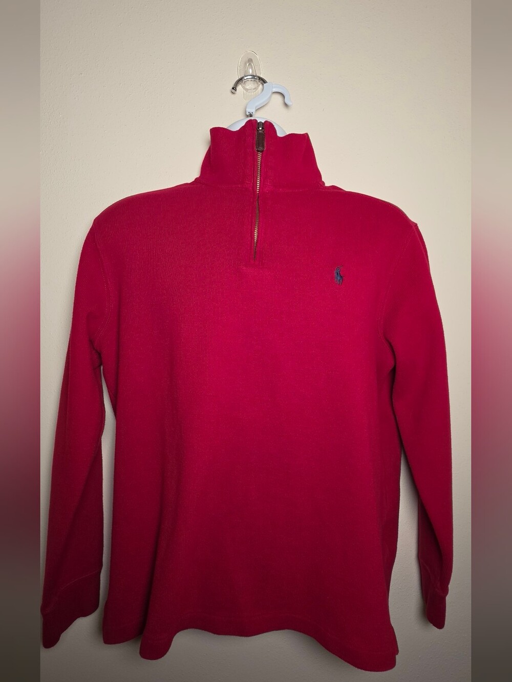 Men's Red Half-Zip Sweater - Ralph Lauren